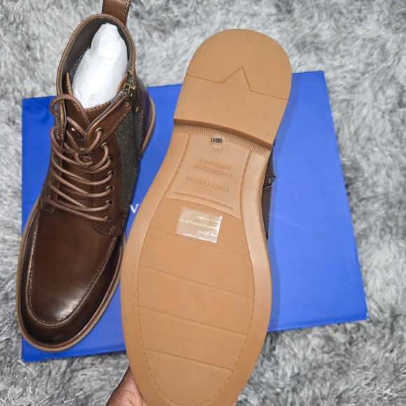 Vince Camuto Mens Bendmore Lace-up Boots sz 8 - Picture 3 of 5